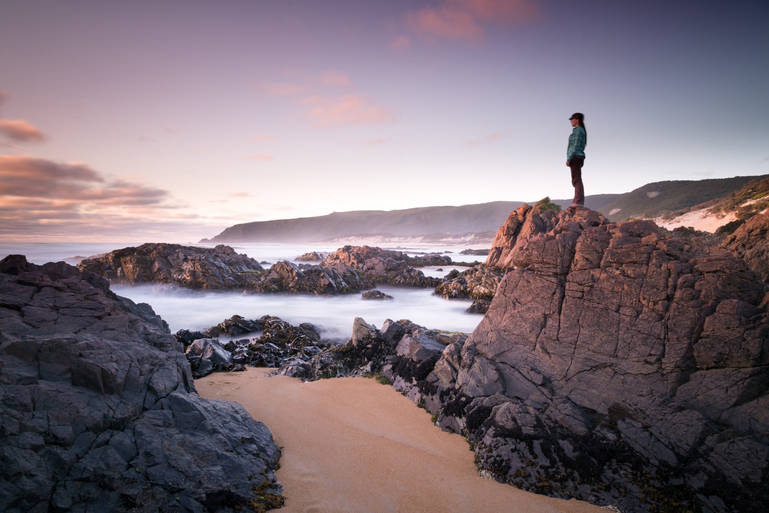 Looking over Trial Harbour